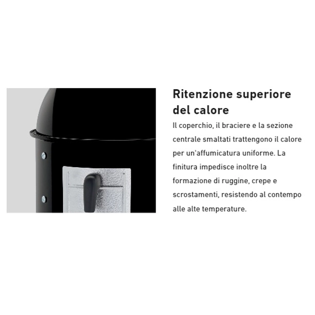 Vendita online Affumicatoio Weber Smokey Mountain Cooker Ø 57 cm black